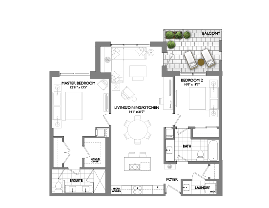 42 Mill Street Vista Suites 1209 square feet