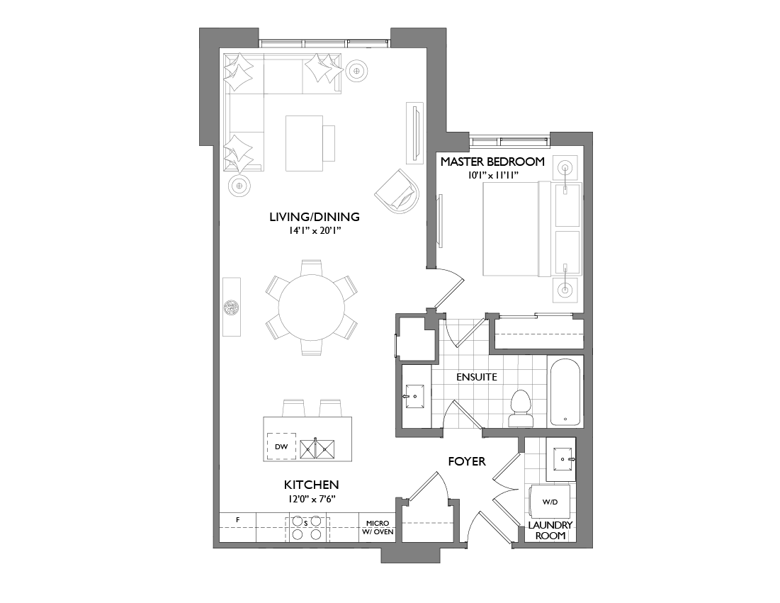 42 Mill Street Vista Suite 843 square feet